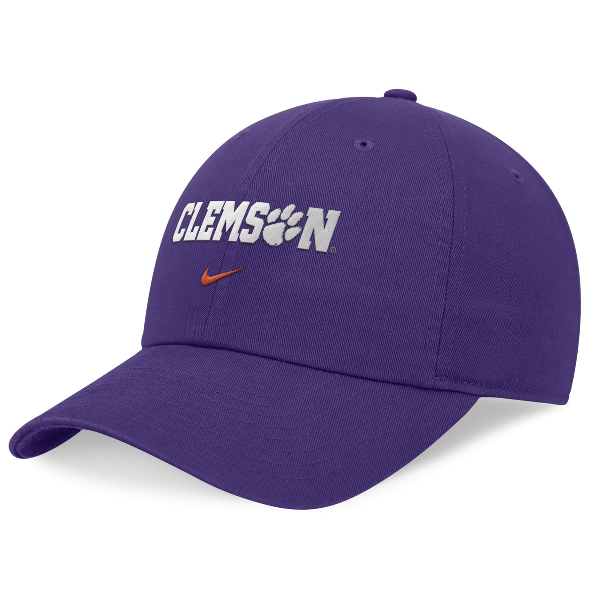 Unisex Nike Purple Clemson Tigers 2024 Sideline Club Adjustable Hat