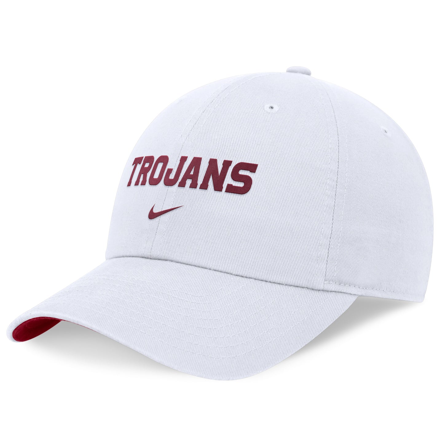 Unisex Nike White USC Trojans 2024 Sideline Club Adjustable Hat