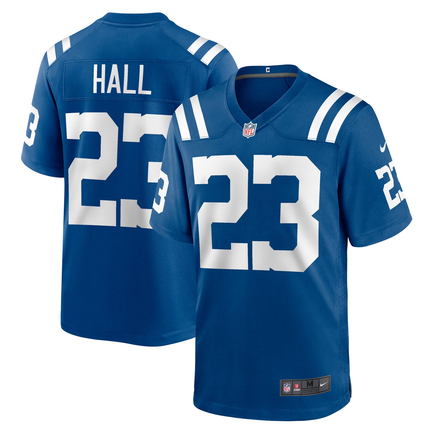 Men's Nike Darren Hall  Royal Indianapolis Colts Team Game Jersey