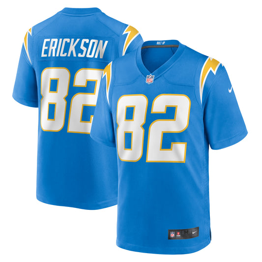 Men's Nike Alex Erickson  Powder Blue Los Angeles Chargers Team Game Jersey