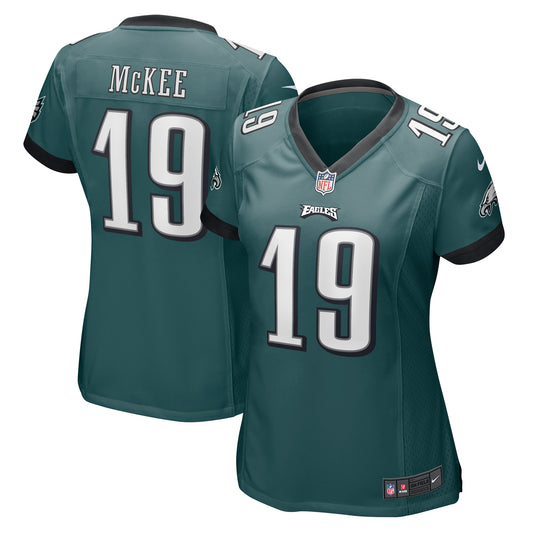 Women's Nike Tanner McKee Midnight Green Philadelphia Eagles Team Game Jersey