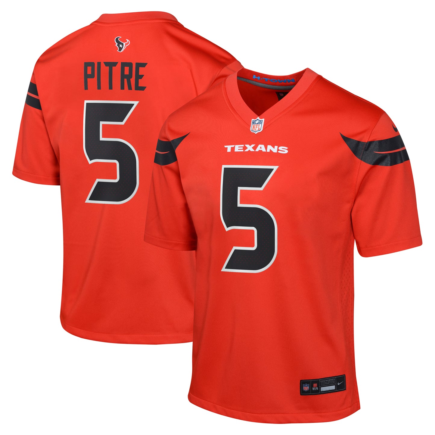 Youth Nike Jalen Pitre Red Houston Texans Alternate Game Jersey