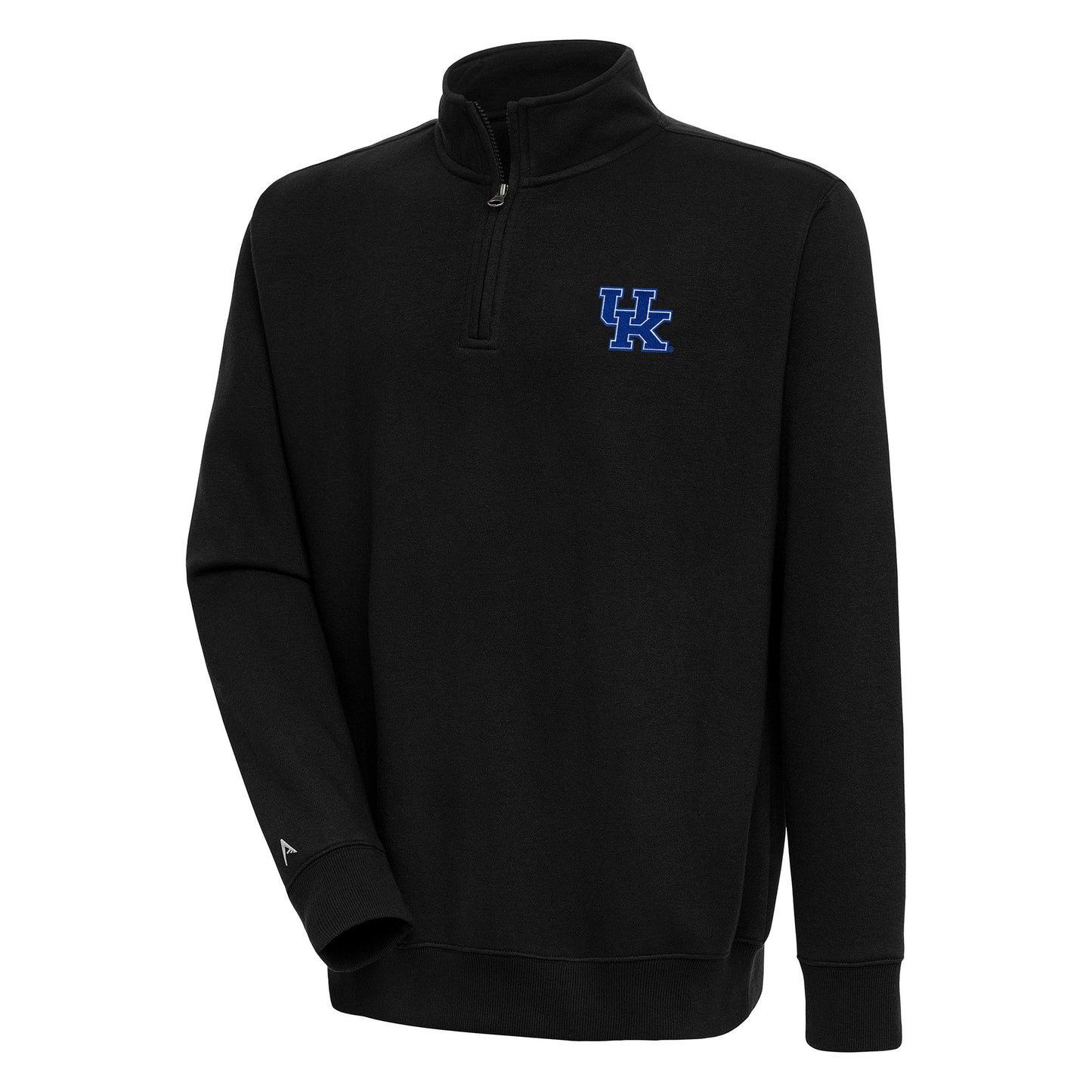 Men's Antigua  Black Kentucky Wildcats Victory Quarter-Zip Pullover Top