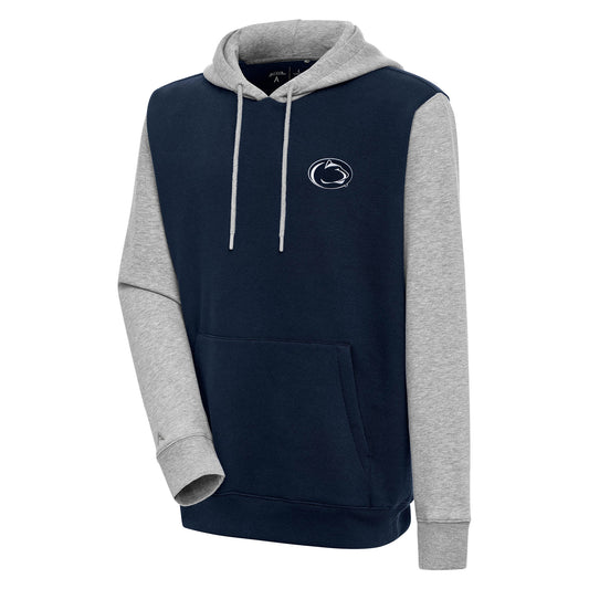 Men's Antigua  Navy Penn State Nittany Lions Victory Pullover Hoodie