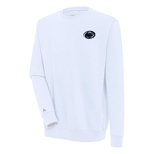 Men's Antigua  White Penn State Nittany Lions Victory Pullover Sweatshirt