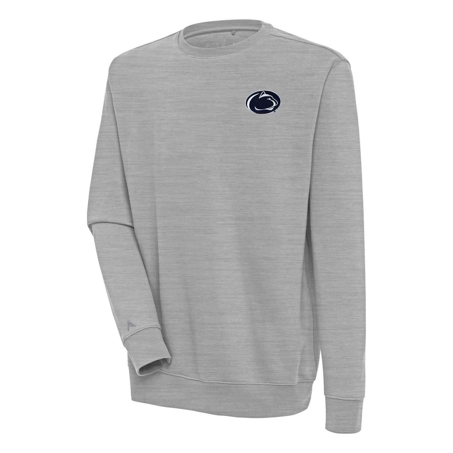 Men's Antigua  Heather Gray Penn State Nittany Lions Victory Pullover Sweatshirt