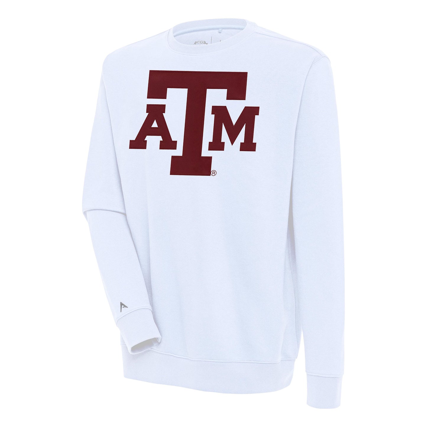 Men's Antigua  White Texas A&M Aggies Victory Pullover Sweatshirt