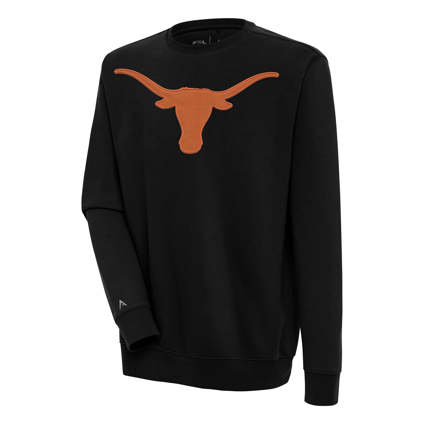 Men's Antigua  Black Texas Longhorns Victory Pullover Sweatshirt