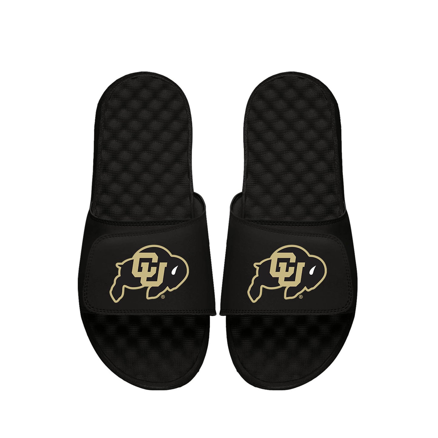 Men's ISlide  Black Colorado Buffaloes  Primary Logo Slide Sandals