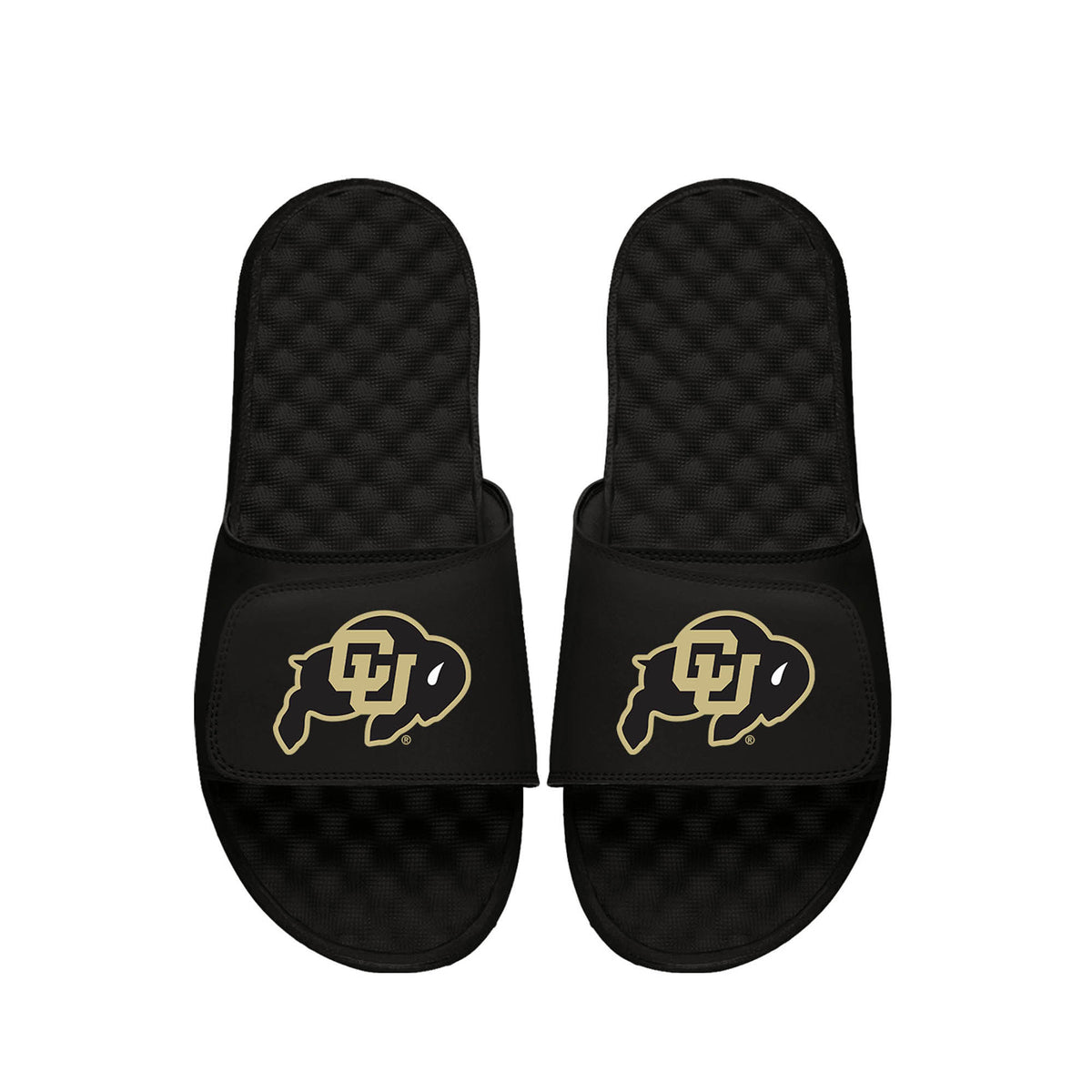 Youth ISlide  Black Colorado Buffaloes  Primary Logo Slide Sandals