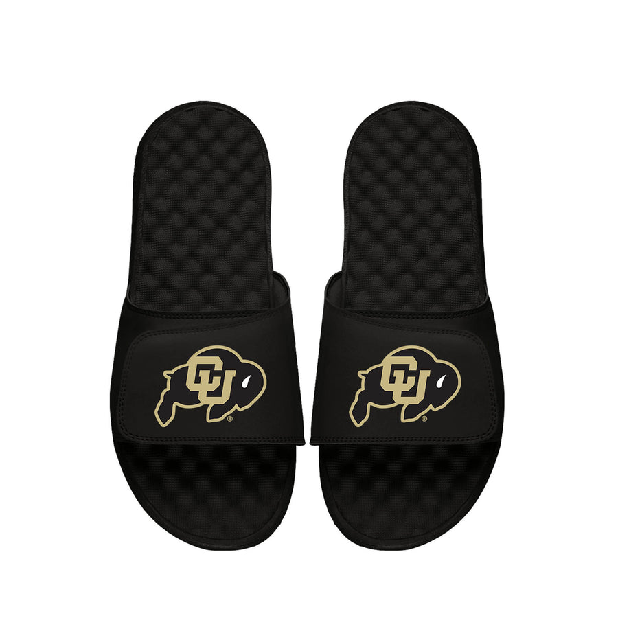 Youth ISlide  Black Colorado Buffaloes  Primary Logo Slide Sandals