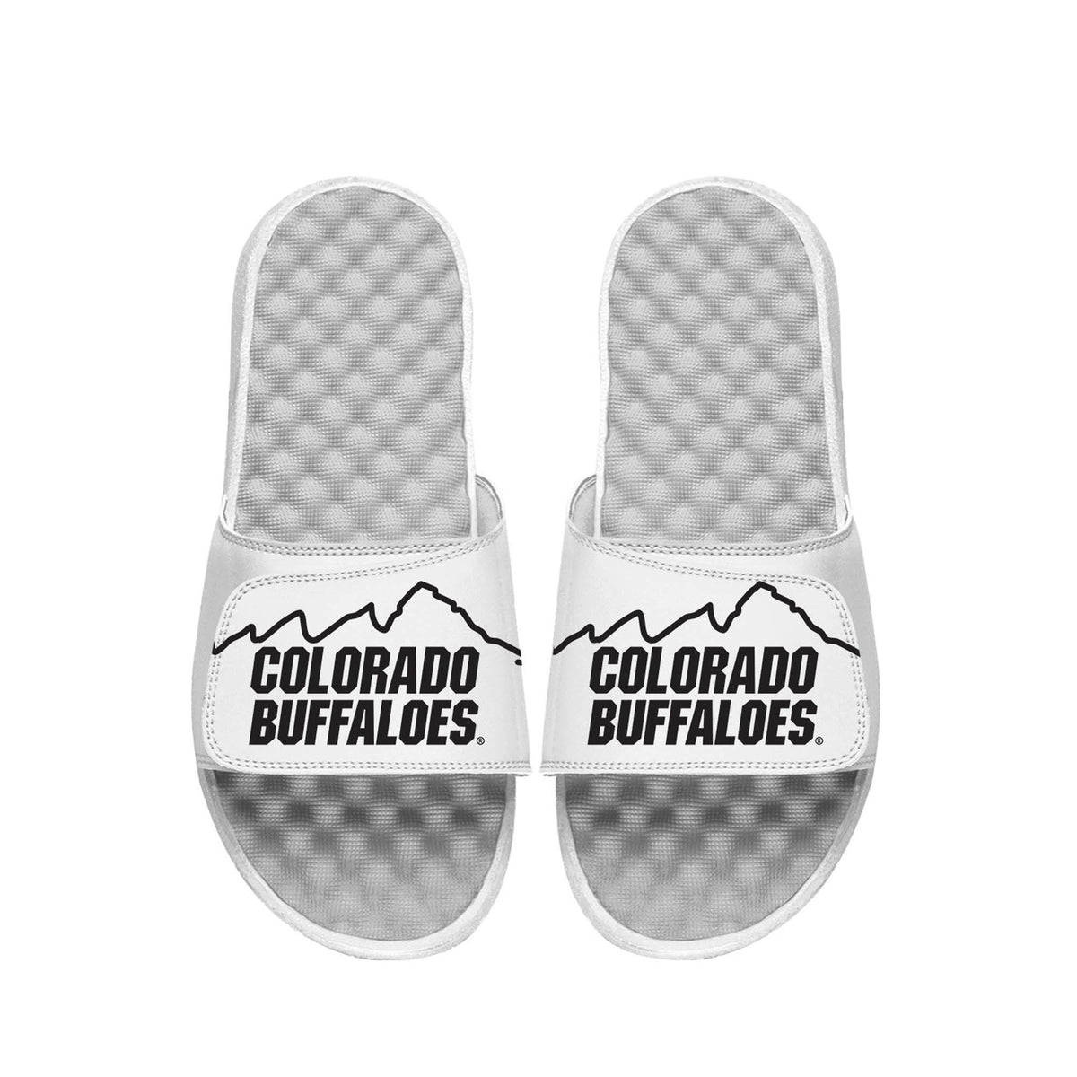 Men's ISlide  White Colorado Buffaloes  Mountain Slide Sandals
