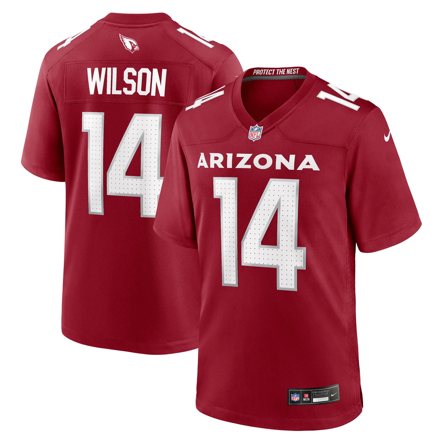 Men's Nike Michael Wilson  Cardinal Arizona Cardinals Team Game Jersey