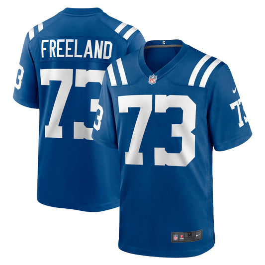 Men's Nike Blake Freeland  Royal Indianapolis Colts Team Game Jersey