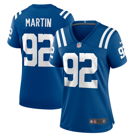 Women's Nike Jacob Martin  Royal Indianapolis Colts Team Game Jersey