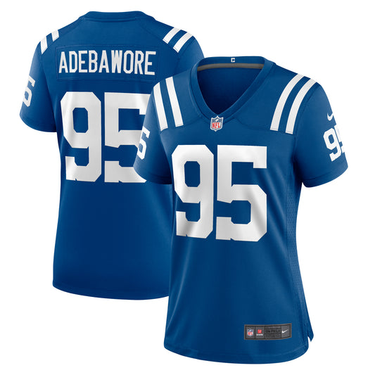 Women's Nike Adetomiwa Adebawore  Royal Indianapolis Colts Team Game Jersey