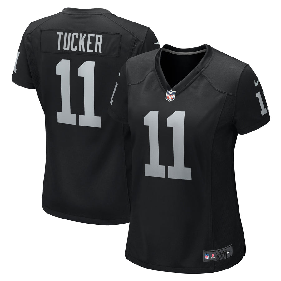 Women's Nike Tre Tucker  Black Las Vegas Raiders Team Game Jersey