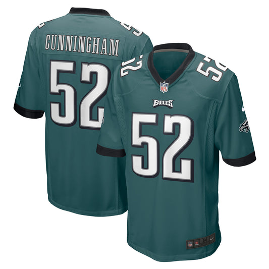 Men's Nike Zach Cunningham Midnight Green Philadelphia Eagles Team Game Jersey