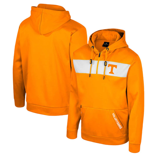 Men's Colosseum  Tennessee Orange Tennessee Volunteers Quarter-Zip Hoodie
