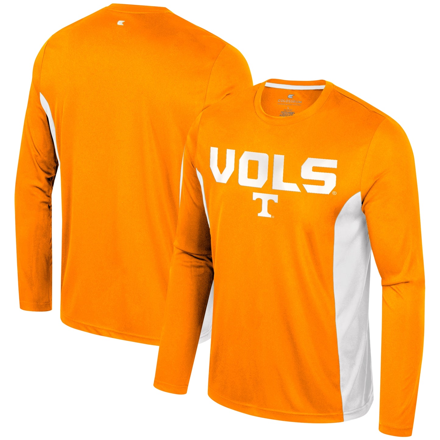 Men's Colosseum Tennessee Orange Tennessee Volunteers Warm Up Long Sleeve T-Shirt