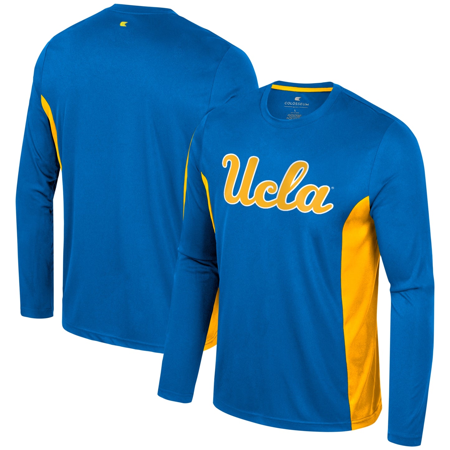 Men's Colosseum Blue UCLA Bruins Warm Up Long Sleeve T-Shirt