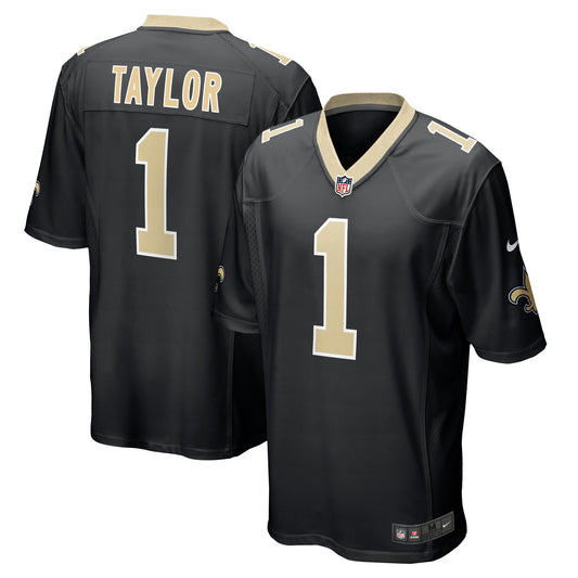 Men's Nike Alontae Taylor  Black New Orleans Saints Team Game Jersey