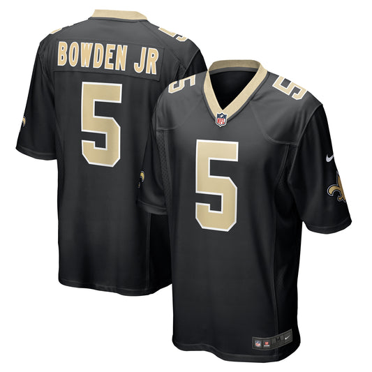 Men's Nike Lynn Bowden Jr.  Black New Orleans Saints Team Game Jersey