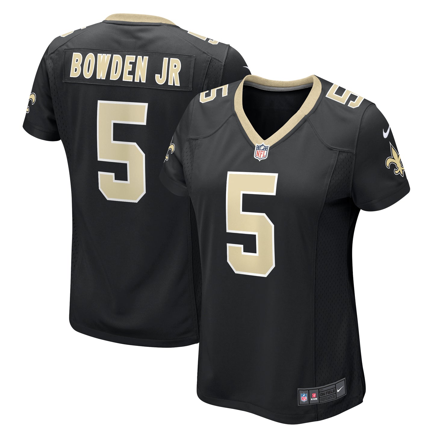 Women's Nike Lynn Bowden Jr.  Black New Orleans Saints Team Game Jersey