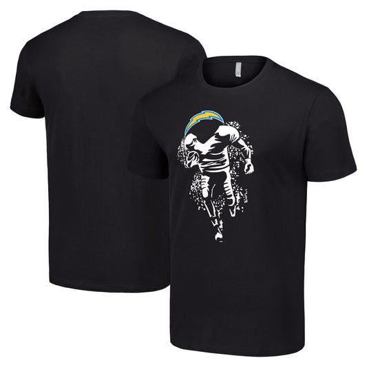 Men's Starter Black Los Angeles Chargers Logo Graphic T-Shirt