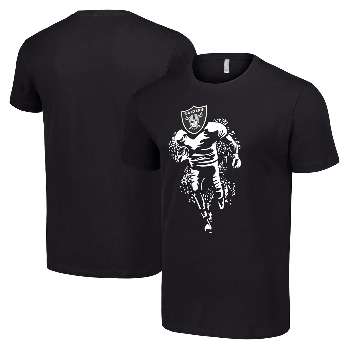 Men's Starter Black Las Vegas Raiders Logo Graphic T-Shirt