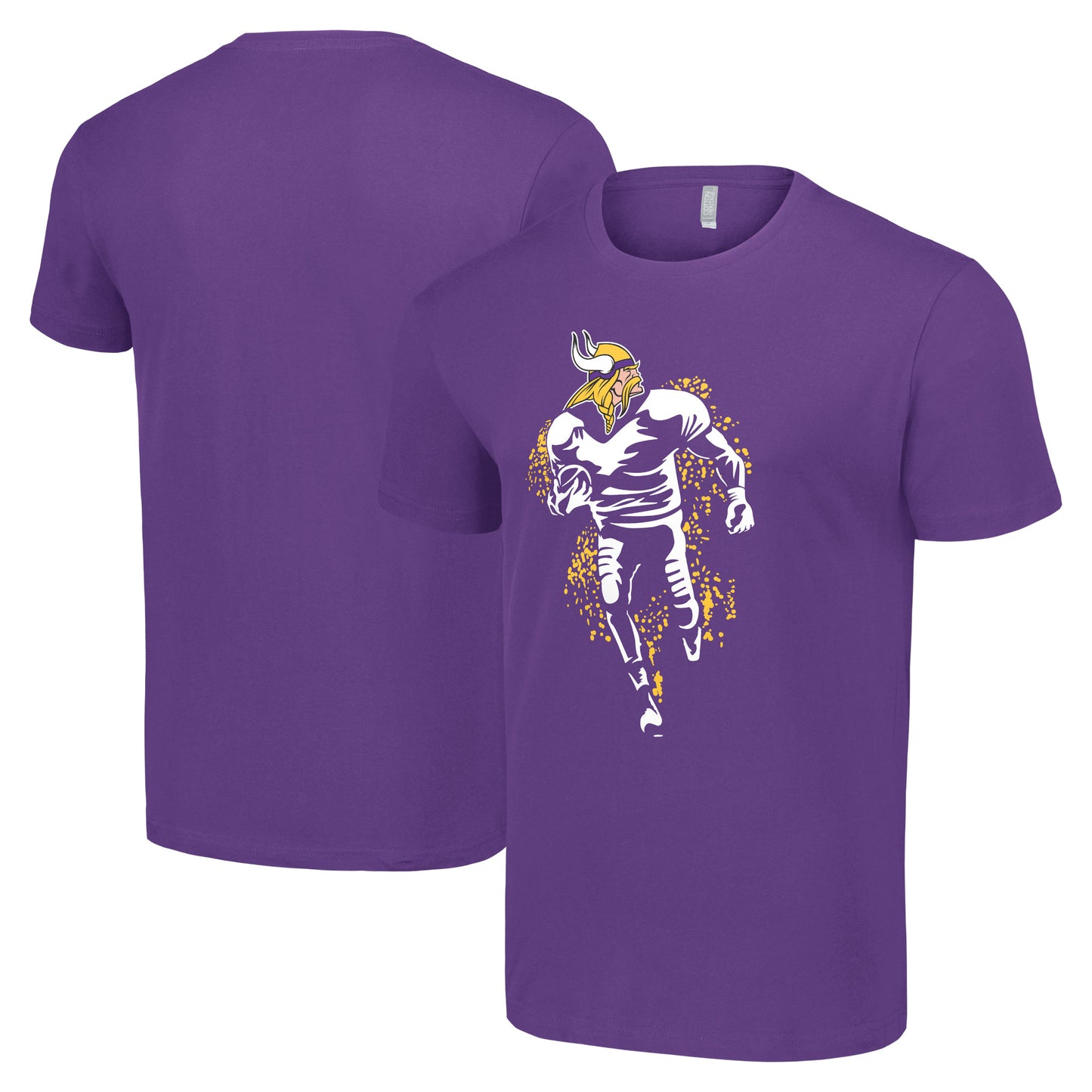 Men's Starter Purple Minnesota Vikings Logo Graphic T-Shirt