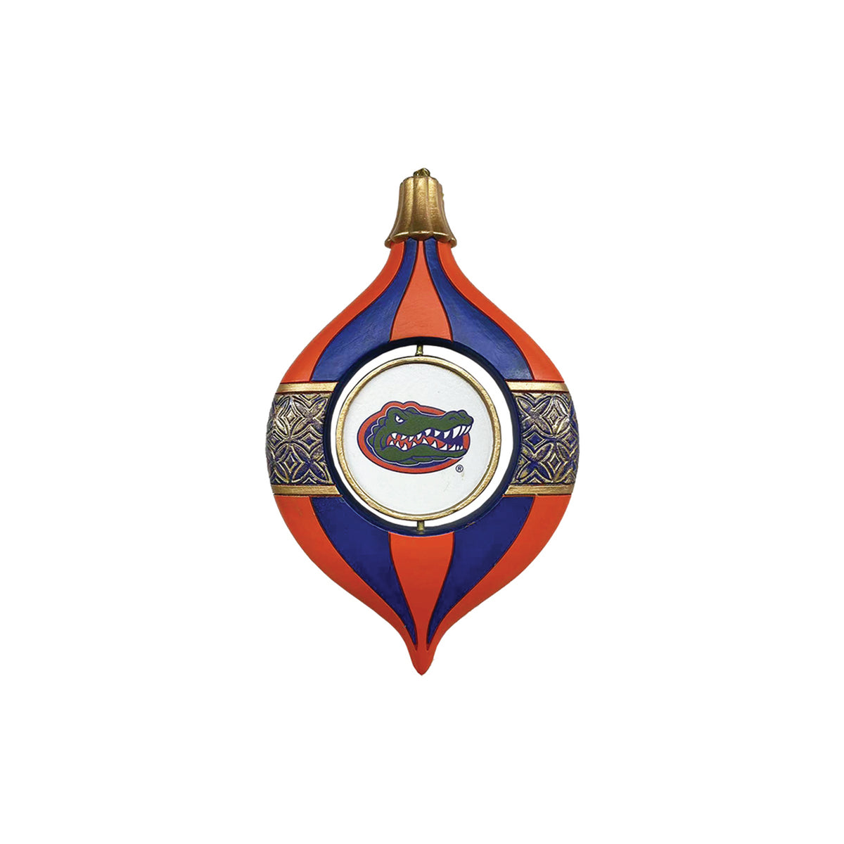 Florida Gators Two-Piece 5.5" Spinning Bulb Ornament Set