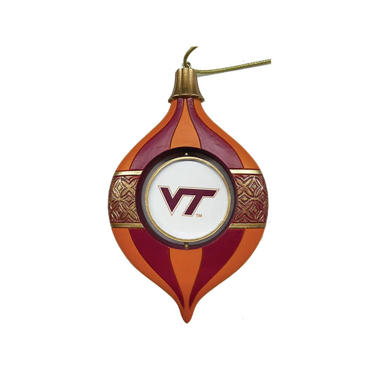 Virginia Tech Hokies Two-Piece 5.5" Spinning Bulb Ornament Set