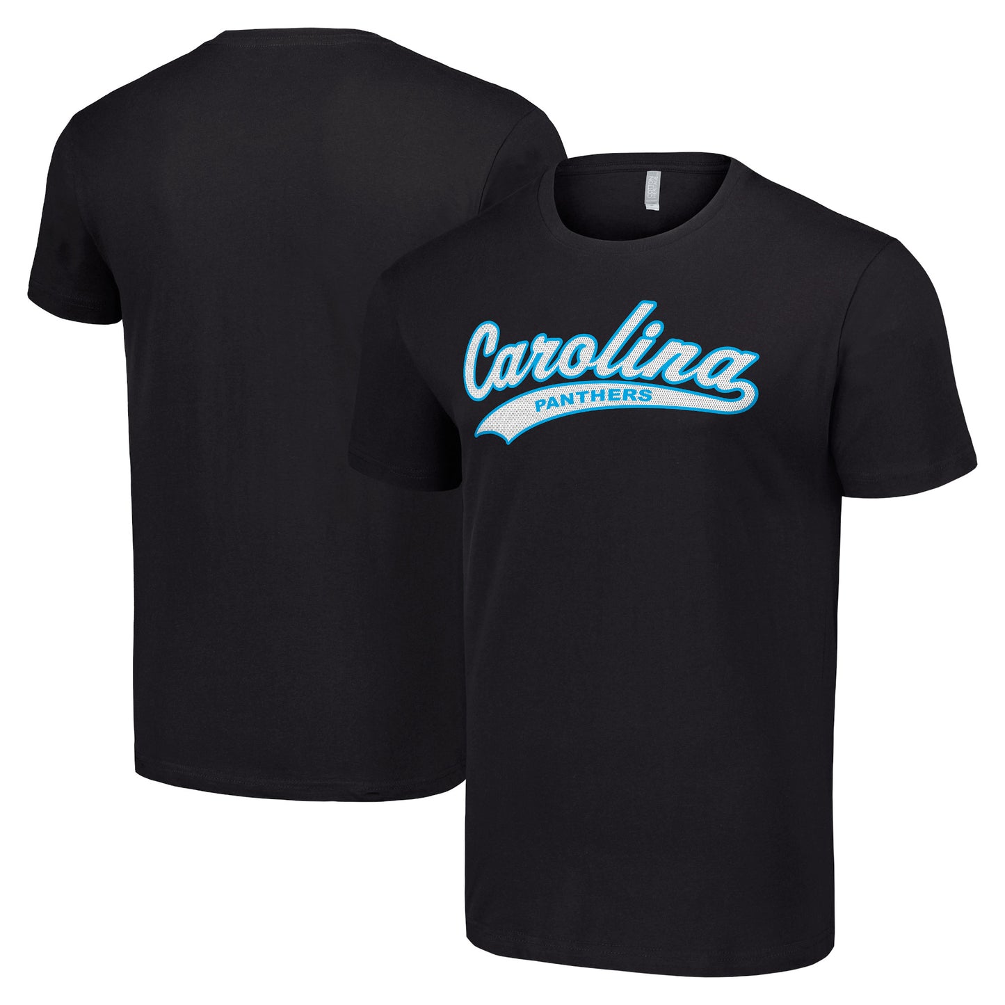 Men's Starter Black Carolina Panthers Tailsweep T-Shirt