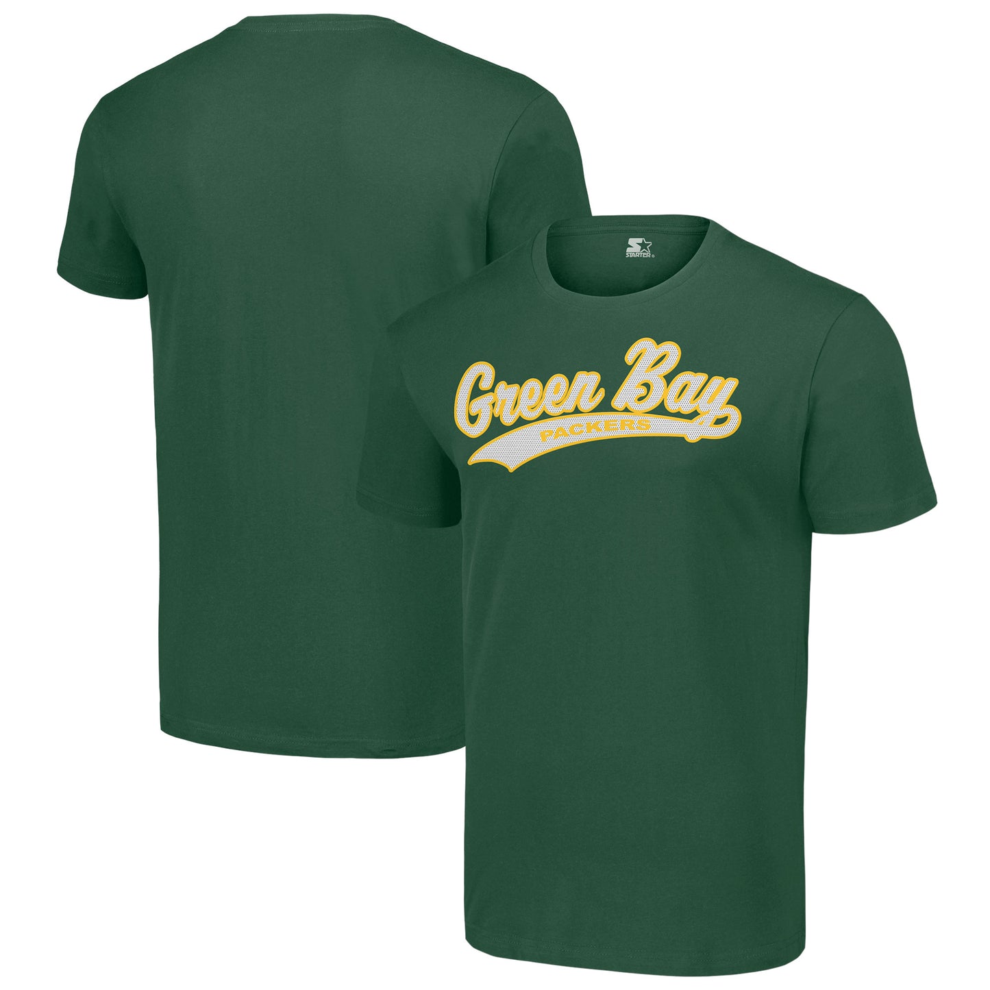 Men's Starter Green Green Bay Packers Tailsweep T-Shirt