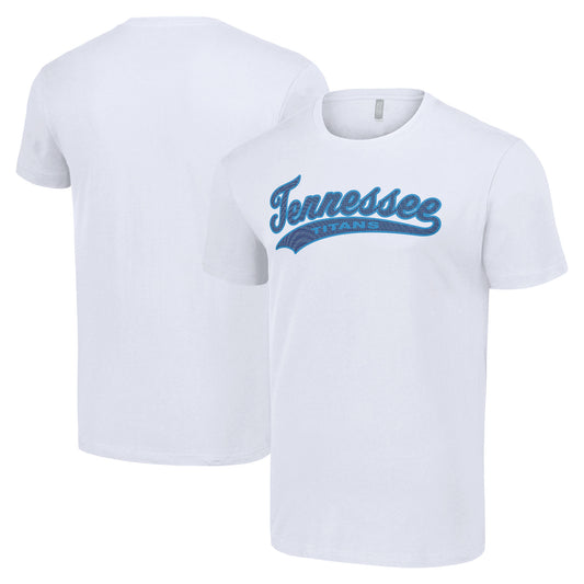 Men's Starter White Tennessee Titans Tailsweep T-Shirt