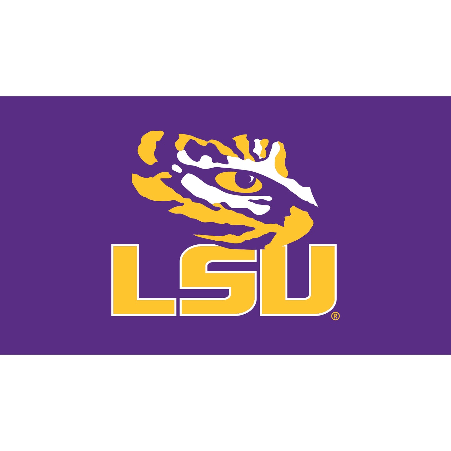 LSU Tigers 28" x 16" Turf Mat