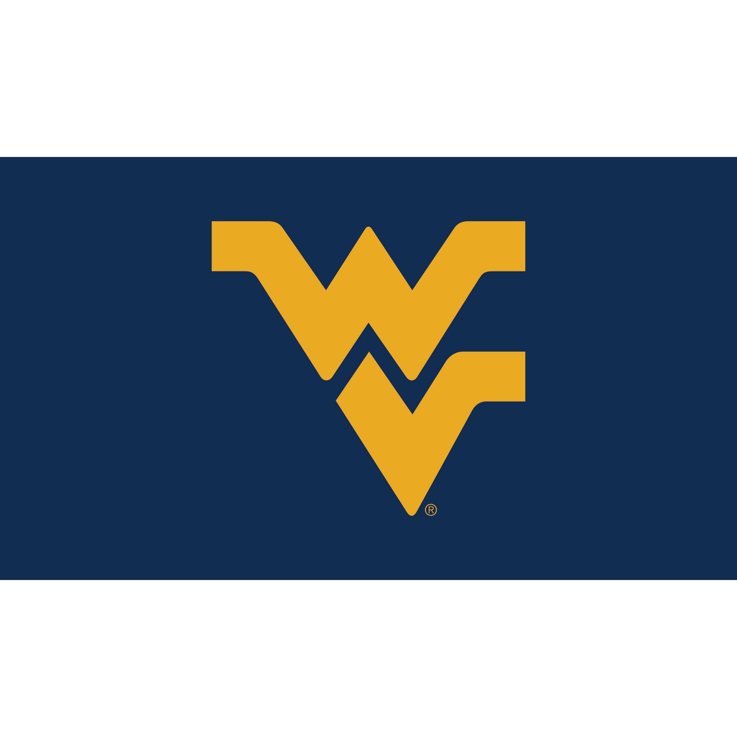 West Virginia Mountaineers 28" x 16" Turf Mat