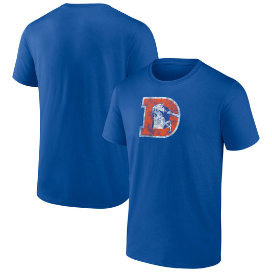 Men's  Royal Denver Broncos Throwback T-Shirt