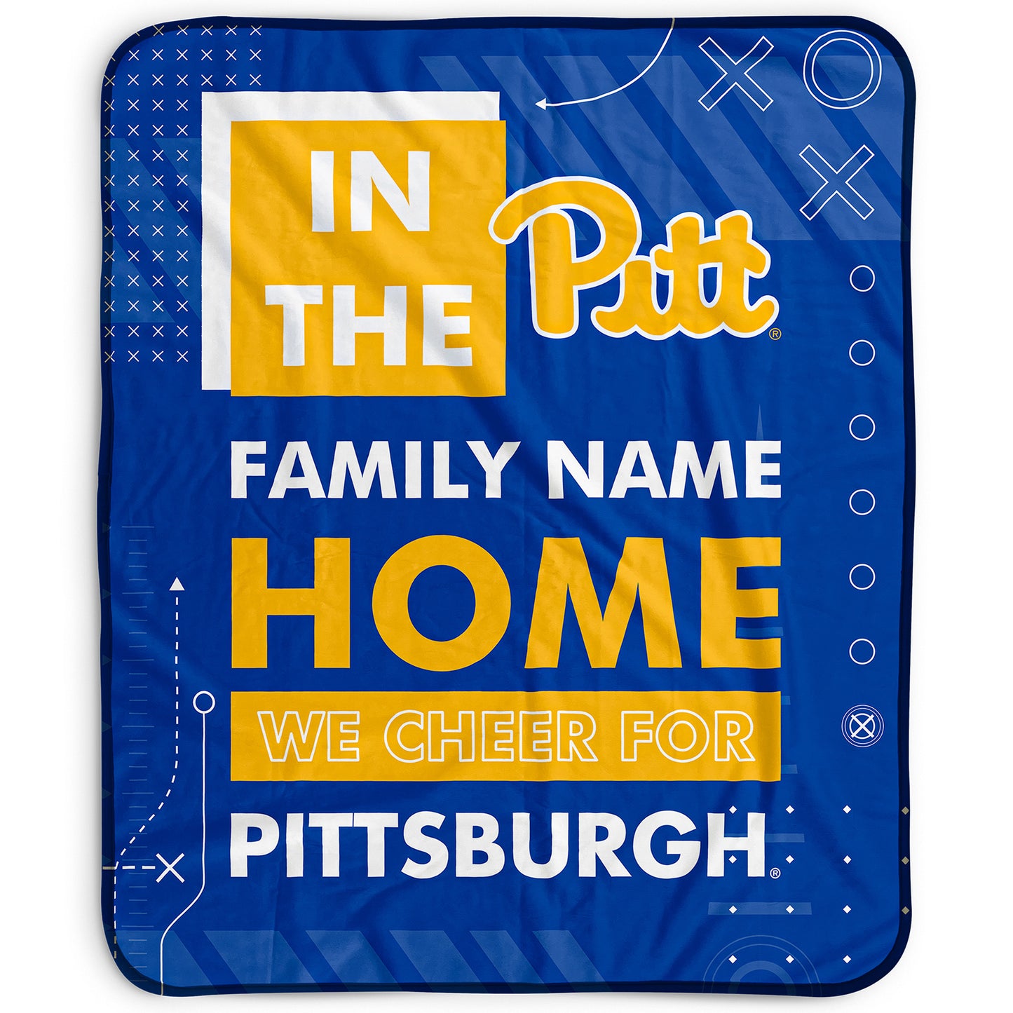 Pegasus Pitt Panthers 50" x 60" "We Cheer" Personalized Fleece Blanket