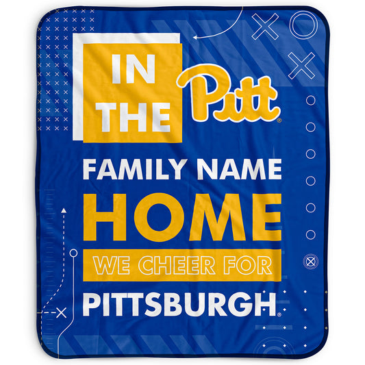 Pegasus Pitt Panthers 50" x 60" "We Cheer" Personalized Fleece Blanket