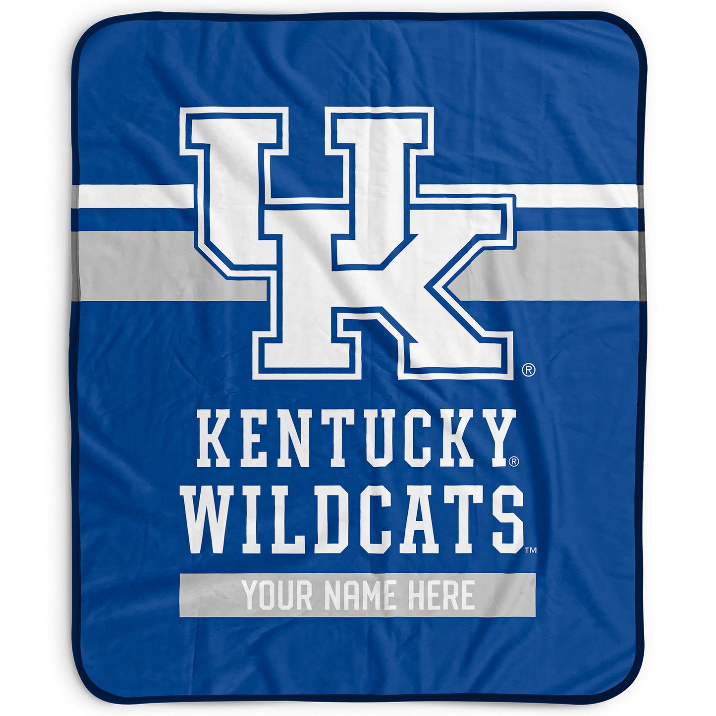 Pegasus Kentucky Wildcats 50" x 60" Stripes Personalized Fleece Blanket