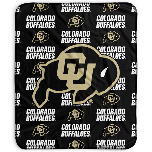 Pegasus Colorado Buffaloes 50" x 60" Repeat Wordmark Fleece Blanket