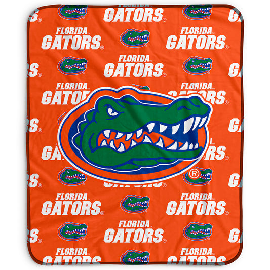 Pegasus Florida Gators 50" x 60" Repeat Wordmark Fleece Blanket