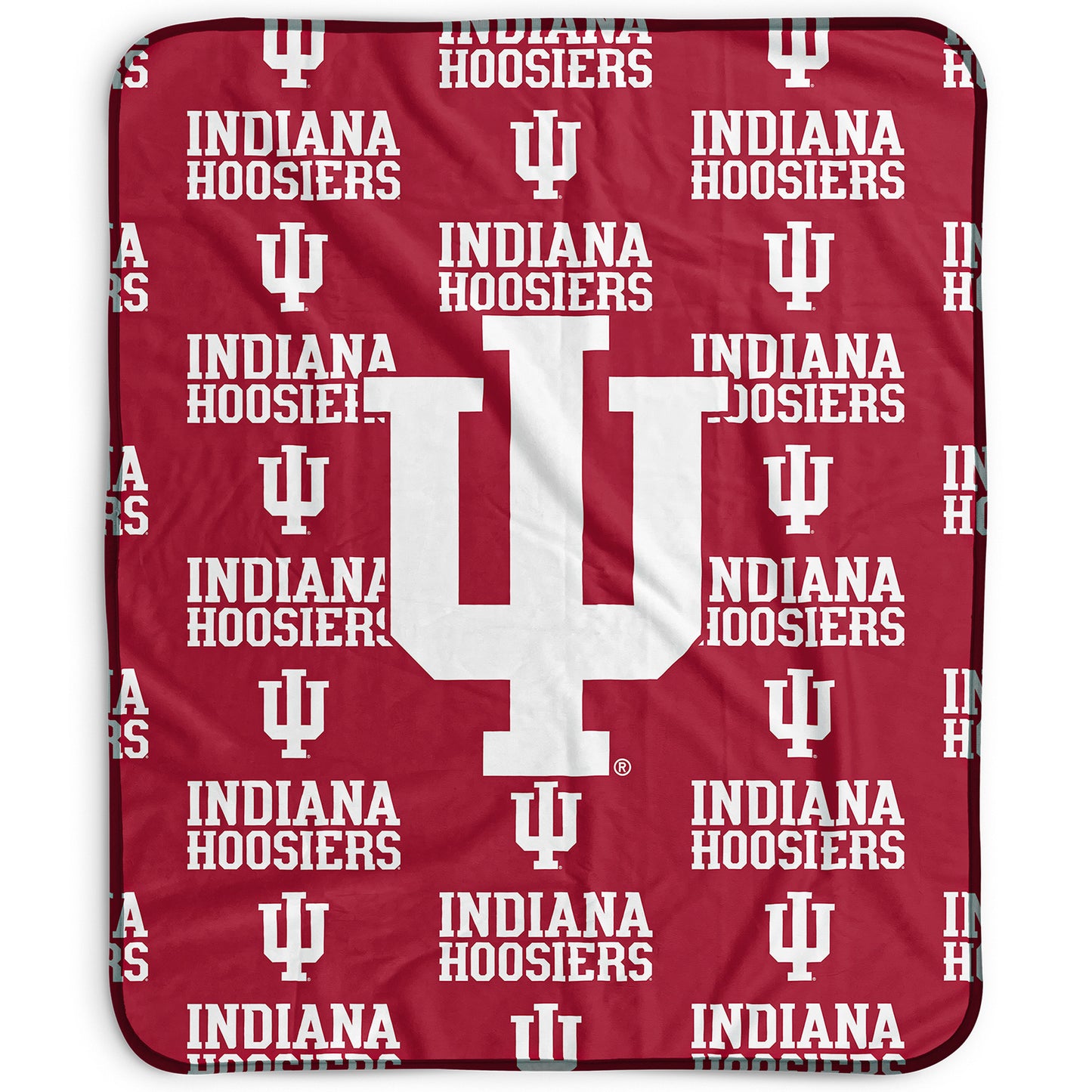 Pegasus Indiana Hoosiers 50" x 60" Repeat Wordmark Fleece Blanket