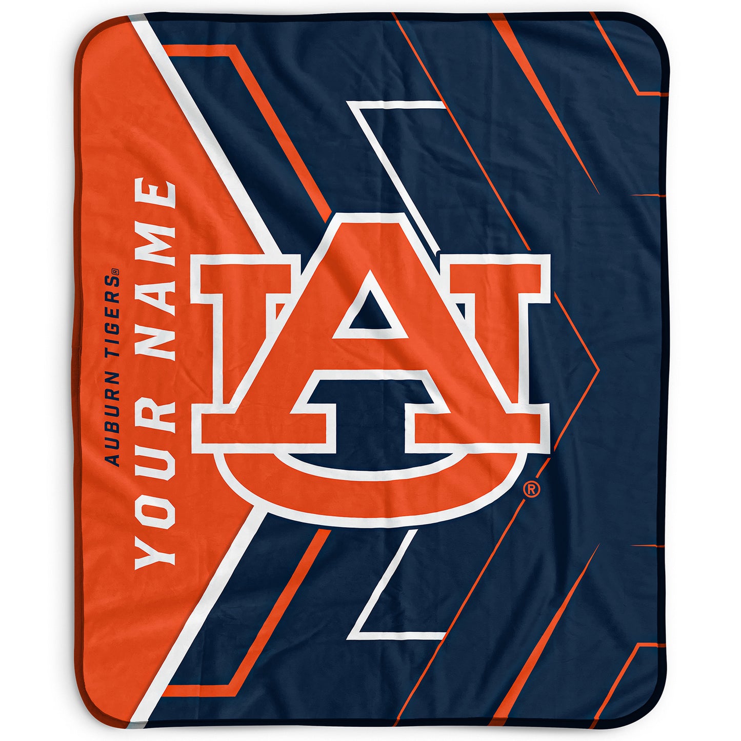 Pegasus Auburn Tigers 50" x 60" Arrow Personalized Fleece Blanket