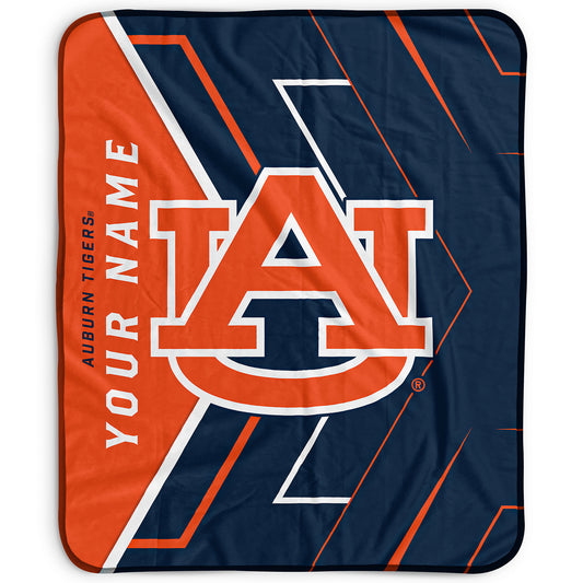 Pegasus Auburn Tigers 50" x 60" Arrow Personalized Fleece Blanket