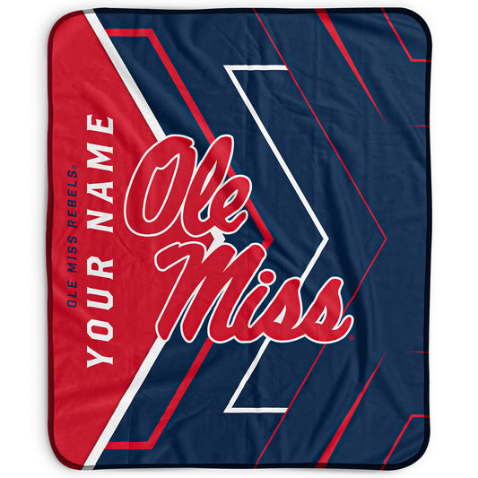 Pegasus Ole Miss Rebels 50" x 60" Arrow Personalized Fleece Blanket