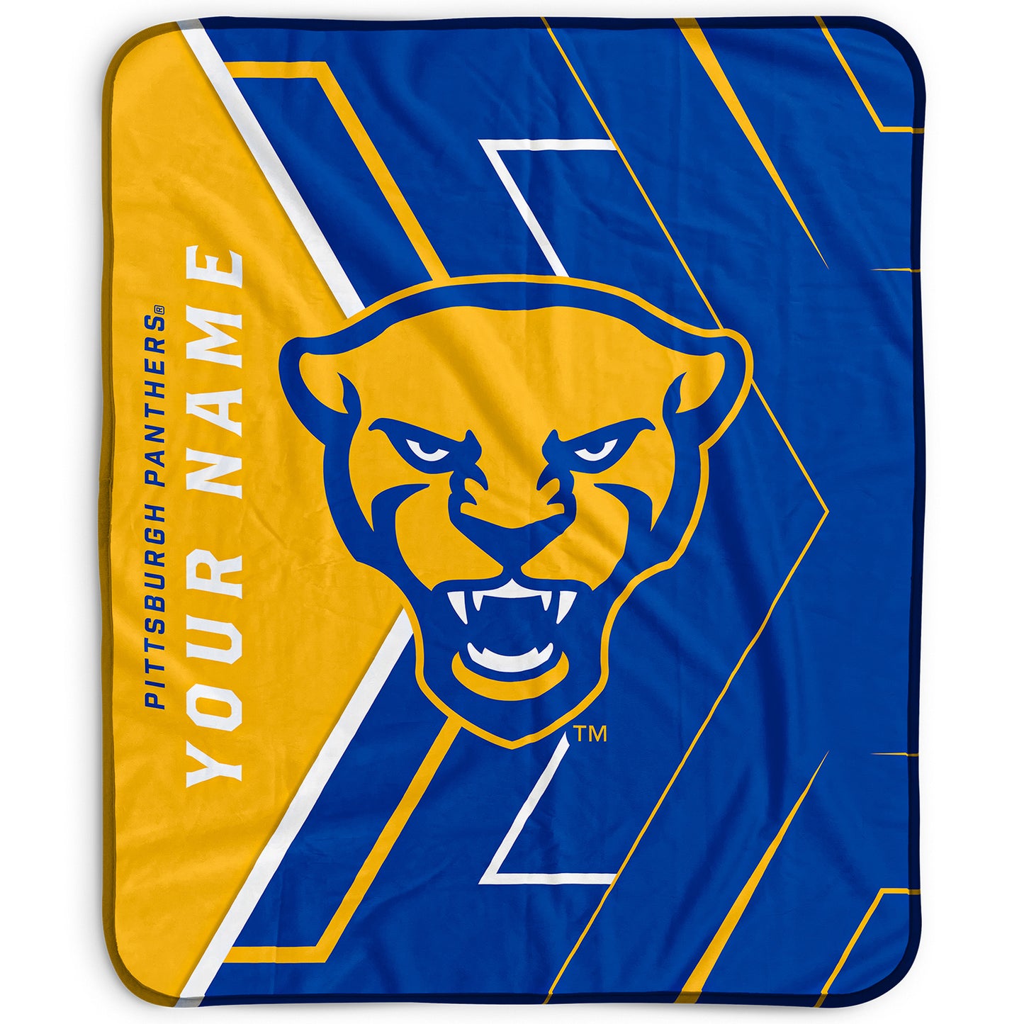 Pegasus Pitt Panthers 50" x 60" Arrow Personalized Fleece Blanket