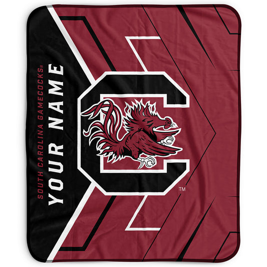 Pegasus South Carolina Gamecocks 50" x 60" Arrow Personalized Fleece Blanket